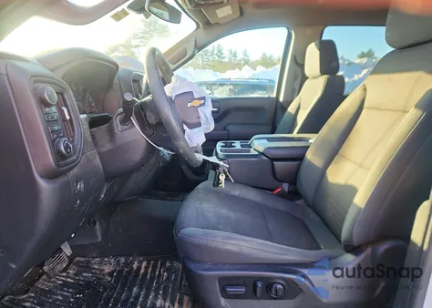 2022 Chevrolet Silverado Ltd K1500 Custom из США, поврежденный, VIN 3GCPYBEK1NG168584